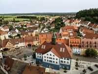 Blick auf L�ffingen und das Rathaus (Bildnachweis: � Hochschwarzwald Tourismus GmbH)