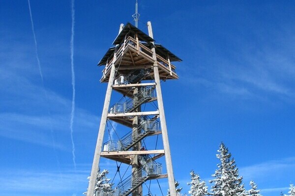 Schauinslandturm (Eugen-Keidel Turm) im Winter